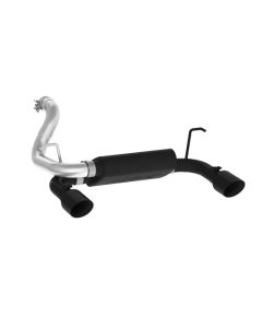 MBRP Black Coated 2.5" Axle Back Dual Rear Exit Black Series Jeep Wrangler JL 2/4 DR 3.6L 2018-2021- - S5529BLK