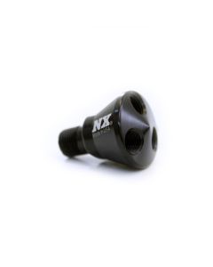 Nitrous Express 3 Port Showerhead Distribution Block - Black - 15018