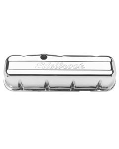 Edelbrock Valve Cover Signature Series Chevrolet 1965 and Later 396-502 V8 Chrome - 4680