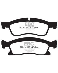 EBC 13+ Dodge Durango 5.7 Ultimax2 Front Brake Pads - UD1629
