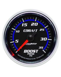 AutoMeter GAUGE BOOST 2 1/16in. 35PSI MECHANICAL COBALT- AUTO-6104