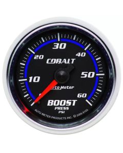 Autometer Cobalt 52mm 0-60psi Mechanical Boost Gauge - 6105