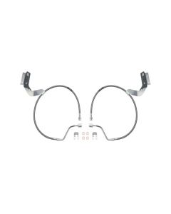 ICON 2017+ Ford F-250/F-350 Front 4.5 & 7in Extended SS Brake Line Kit - 61110