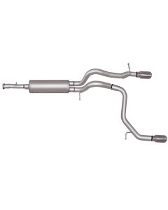 Gibson 07-10 Hummer H3 Base 3.7L 2.5in Cat-Back Dual Split Exhaust - Aluminized - 312700