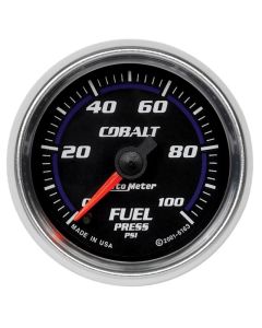 AutoMeter GAUGE FUEL PRESSURE 2 1/16in. 100PSI DIGITAL STEPPER MOTOR COBALT- AUTO-6163