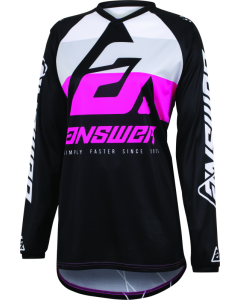 Answer 23 Syncron CC Jersey Black/White/Rhodamine Womens - XS - 447331