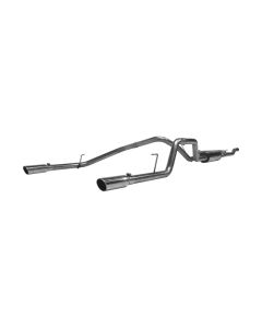 MBRP T409 Stainless Steel 2.5" Catback Dual Split Rear Nissan Titan 5.6L 2004-2015 - S5402409