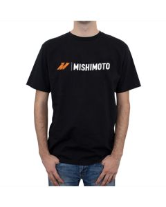 Mishimoto Large Black Signature Logo T-Shirt - MMAPL-LOGO-TBKLG