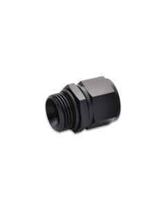 Vibrant -6AN Female to -10 ORB Swivel Adapter w/ O-Ring - Anodized Black - 16865