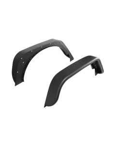 Westin/Snyper 18-20 Jeep Wrangler Tube Fenders - Rear - Textured Black - 62-1035