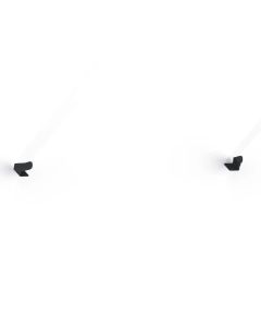 Road Armor 2021+ Ford Bronco Stealth A-Pillar Light Mounts - Tex Blk - 6213ALMP0B
