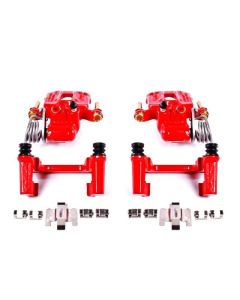 Power Stop 94-04 Ford Mustang Rear Red Calipers w/Brackets - Pair - S4824