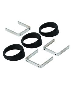 Autometer or Autogage 2-1/16in Black Angle Rings -- 3 Pack - 2234