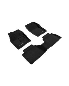 3D Maxpider 17-20 Ford Fusion Elegant 1st 2nd Row - Floor Mat Set (Black) - L1FR10904709