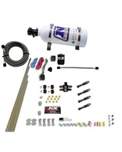 Nitrous Express Dry Direct Port Nitrous Kit 4 Cyl w/5lb Bottle - 93046-05