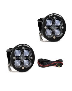 Baja Designs Squadron R SAE LED Spot Light - Clear - Pair - 247802