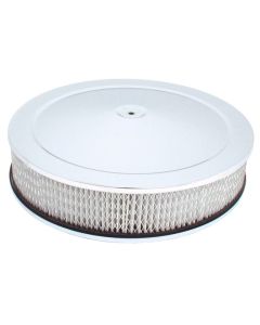 Spectre Air Cleaner 14in. x 3in. / Chrome - Paper - 4760