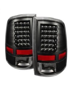 xTune Dodge Ram 1500 09-14 LED Tail Lights Incandescent Model Only Black ALT-JH-DR09-LED-BK - 9025587
