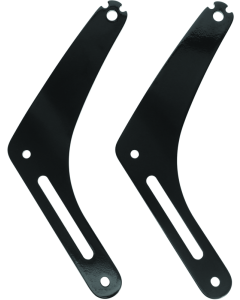 Kuryakyn Fixed Mounts Multi-Purpose Driver & Passenger Backrest 18-Up Softail Black - 7086