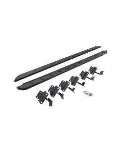 Go Rhino Textured Black RB10 Slim Line Running Boards w/ Mounting Brackets Kit Ford F-150 | F-250 |