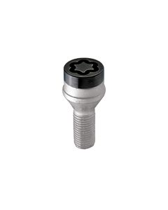 McGard Wheel Lock Bolt Set - 4pk. (Cone Seat) M12X1.5 / 17mm Hex / 25.5mm Shank Length - Black - 27178