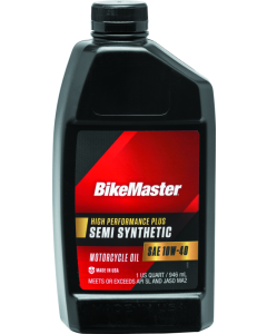 BikeMaster 10W40 Semi Synthetic Oil - Quart - 532316