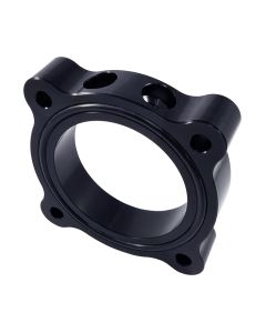 Torque Solution Throttle Body Spacer 2015 Ford Mustang Ecoboost - Black - TS-TBS-033