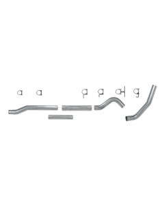 Diamond Eye KIT 4in CB MFLR RPLCMENT PIPE SGL AL: 03-07 FORD 6.0L F250/F350 (Extended Cab Only) - K4338A-RP