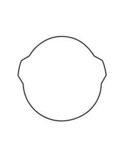 Vertex Pistons 09-22 65 SX/13-14 65 SXS/2009 65 XC/2021 MC 65/18-20 TC 65 Clutch Cover Gasket - 817928