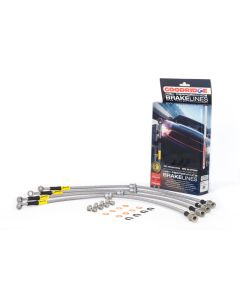 Goodridge 11/92-01 Subaru Impreza (2wd/4wd w/Rear Disc) Stainless Steel Brake Line Kit - 24212