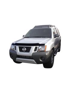 AVS 05-18 Nissan Frontier Aeroskin Low Profile Acrylic Hood Shield - Smoke - 322032