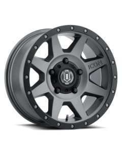 ICON Rebound 18x9 5x150 25mm Offset 6in BS 110.1mm Bore Titanium Wheel - 1818905560TT