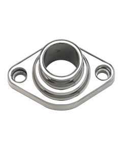 Edelbrock Waterneck Cast SBC/BBC Straight Polished - 4816