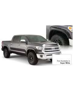 Bushwacker 16-18 Toyota Tundra Fleetside Pocket Style Flares 4pc 66.7/78.7/97.6in Bed - Super White - 30918-13