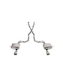 Corsa 2021-2024 Dodge Durango SRT Hellcat Cat-Back 2.75in Dual Rear Exit Xtreme 4.5in Polished Tips - 21196