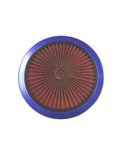 K&N X-Stream Top Filter X-Stream 14in OD - Blue - 66-1401XB