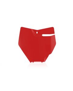 Acerbis Red Front Number Plate for Gas Gas Bikes