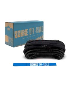 Borne Off-Road Synthetic Rope - 3/8in x 85ft - Black - BNWN-SR-38-85BK