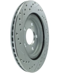 StopTech Select Sport 05-10 Ford Mustang GT Slotted and Drilled Rear Left Rotor - 227.61087L