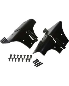 Kentrol 97-06 Jeep Wrangler TJ Windshield Hinge Pair- Powdercoat Black - 50477