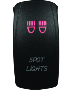 DragonFire Racing Lighted Switch Spot Light On/Off Red - 521386