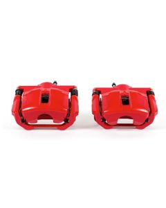 Power Stop 09-14 Nissan Maxima Front Red Calipers w/Brackets - Pair - S6030