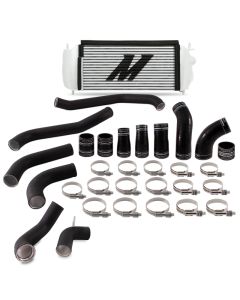 Mishimoto 2017+ Ford F150 3.5L EcoBoost Performance Intercooler Kit - Silver Cooler Black Pipes - MMINT-F35T-17KBSL