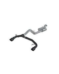 MBRP Black-Coated Aluminized Steel 2.5" Dual Split Rear Exit 3" Catback Ford Bronco 2021-2022- MBRP- - S5241BLK