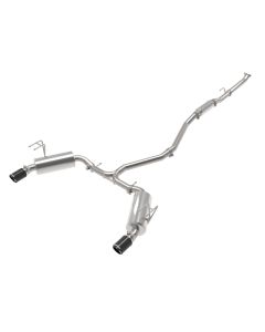 aFe Takeda 2.5in 304 SS Cat-Back Exhaust System w/CF Tips 2022+ Honda Civic L4-1.5L (t) - 49-36628-C