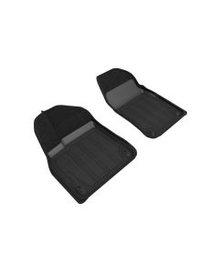3D MAXpider 19-21 Porsche Cayenne 2021 Cayenne GTS Elegant Hybrid 1st Row Floormat - Black - SLPO01914709