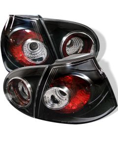 Spyder Volkswagen Golf V 06-09 Euro Style Tail Lights Black ALT-YD-VG03-BK - 5008152