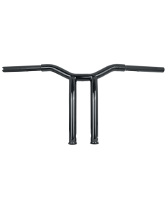 Burly Brand Dominator Raked Bar 12in - Matte Black - B12-6052SB
