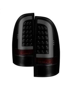 xTune 05-15 Toyota Tacoma (Excl LED Tail Lights) LED Tail Lights - Blk Smk (ALT-ON-TT05-LBLED-BSM) - 9038556