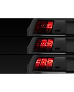 Raxiom 96-04 Ford Mustang Excluding 99-01 Cobra Sequential Tail Light Kit (Plug-and-Play Harness) - 49143